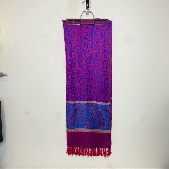 NWT Pashmina 100% Pashmina Cashmere Scarf/ Shawl - Picture 2 of 12